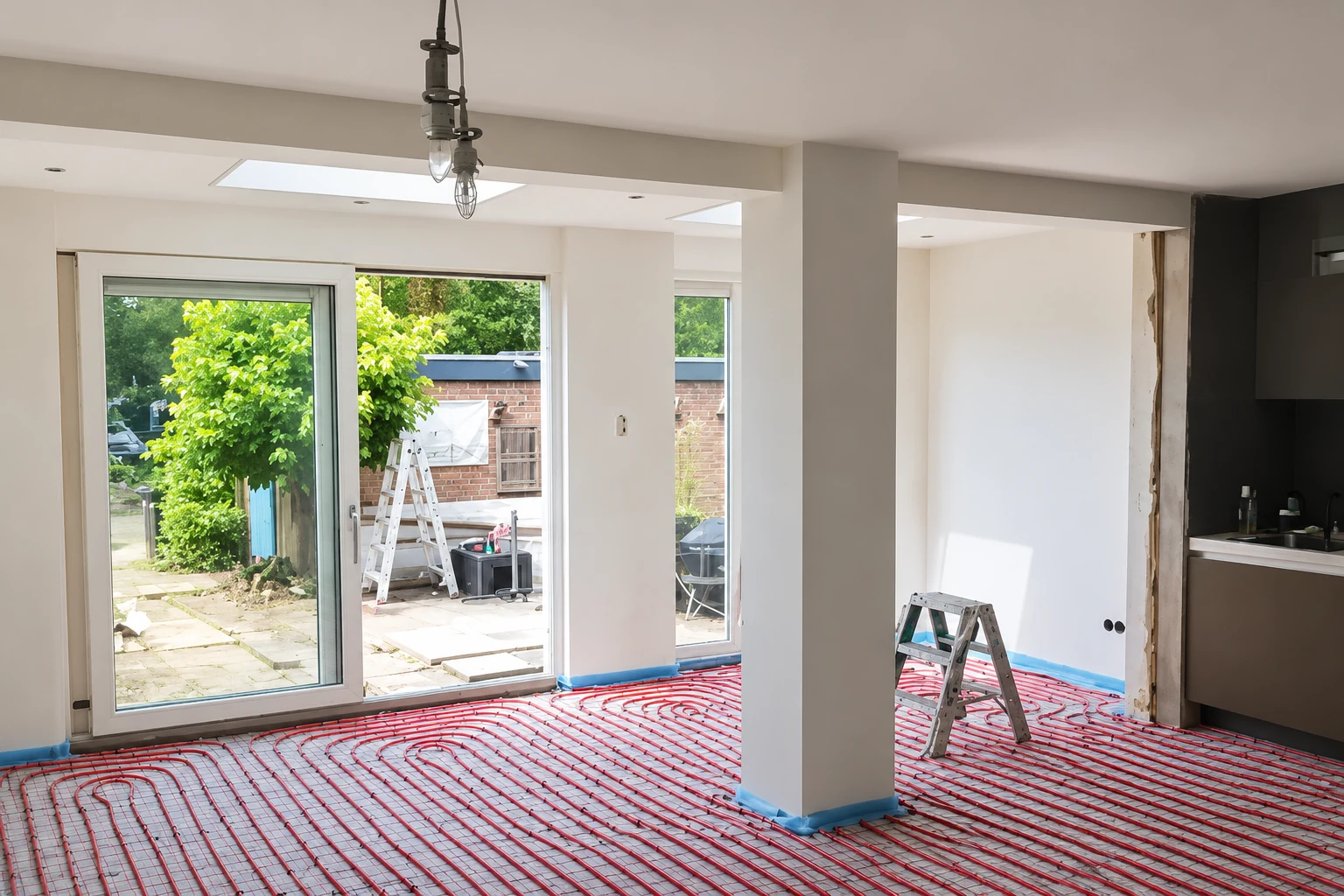 Klapwijk aannemersbedrijf stucwerk woningrenovatie vloerverwarming