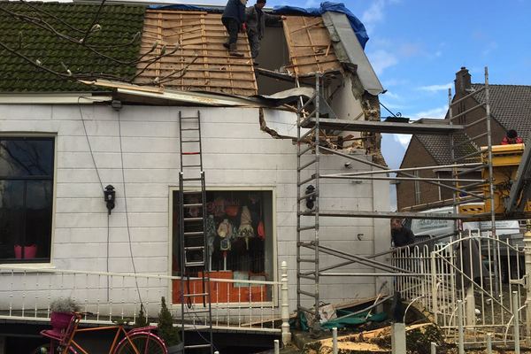 stormschade grote gevel renovatie