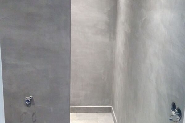 badkamer in betonlook